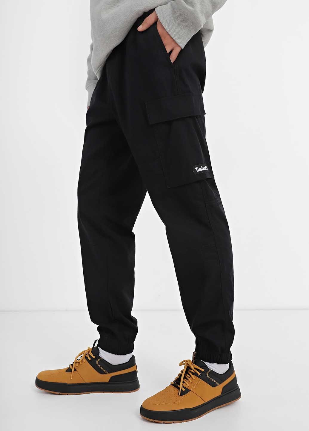 Черные кэжуал демисезонные джоггеры брюки Timberland