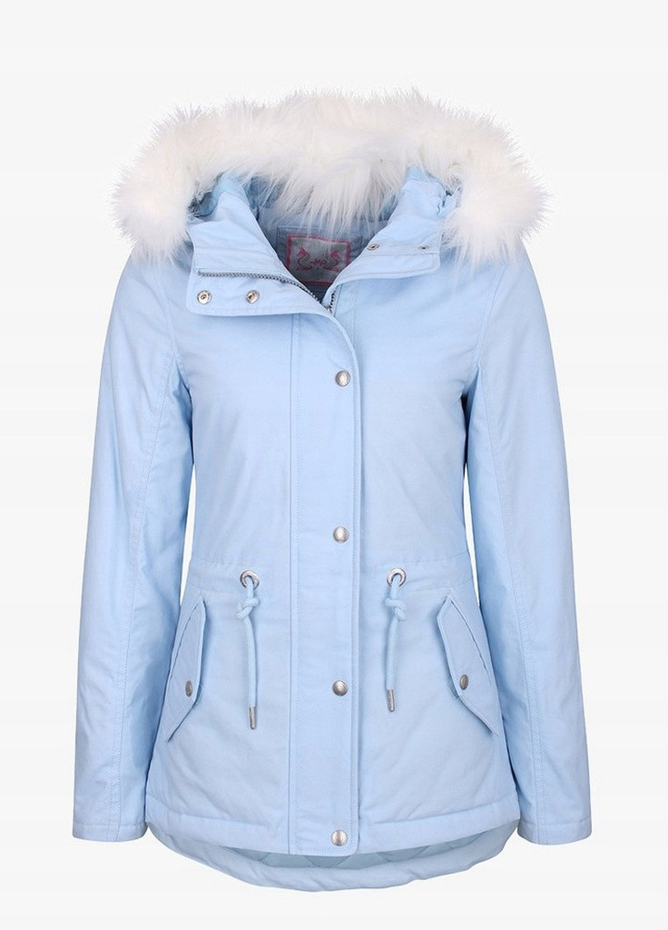 Светло-голубая зимняя куртка myMO
