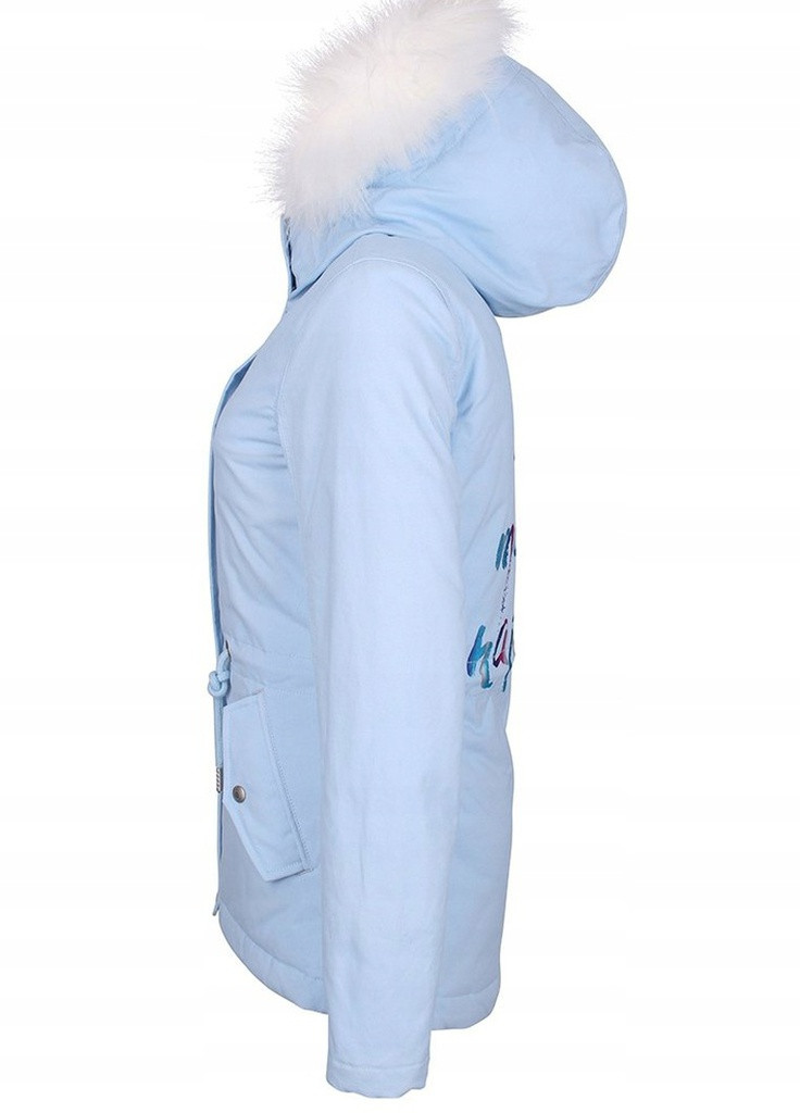 Светло-голубая зимняя куртка myMO