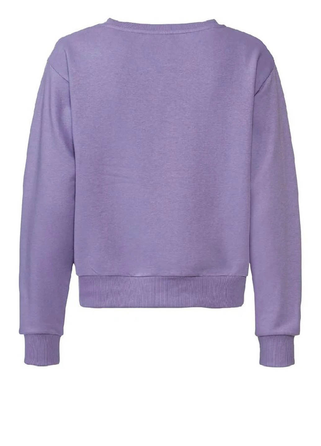 Бузковий світшот Esmara напис без декору (363557791)