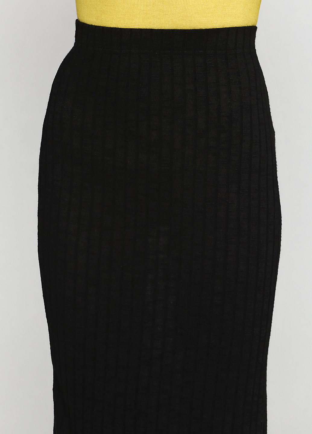 Черная кэжуал однотонная юбка Etam карандаш