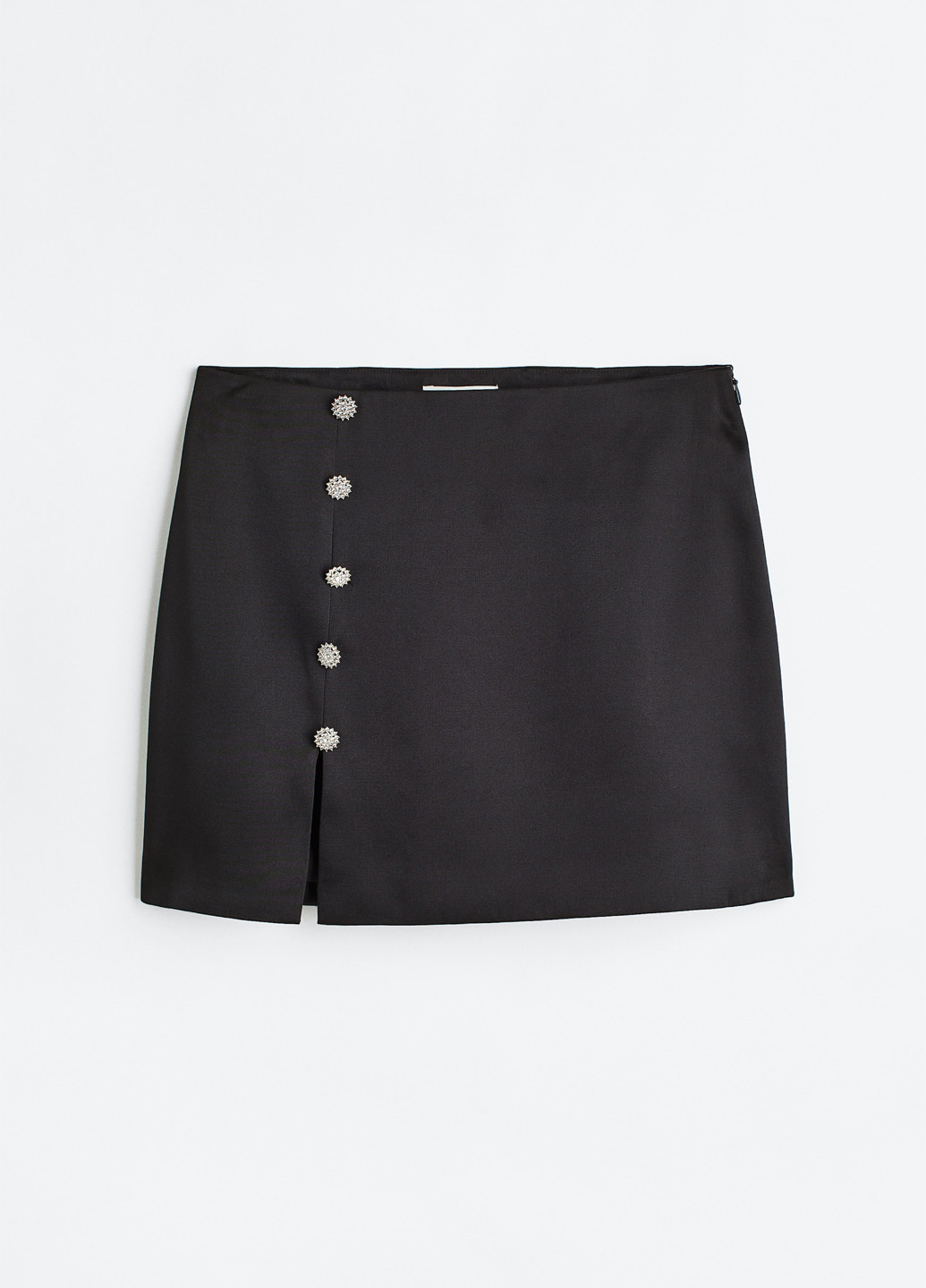 Черная коктейльный, кэжуал однотонная юбка H&M карандаш