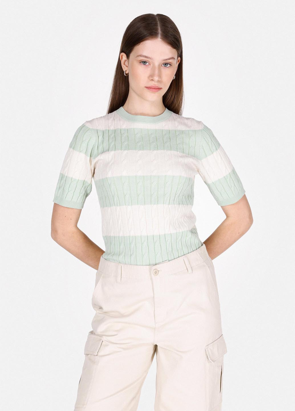 Мятный летний джемпер джемпер Colin's