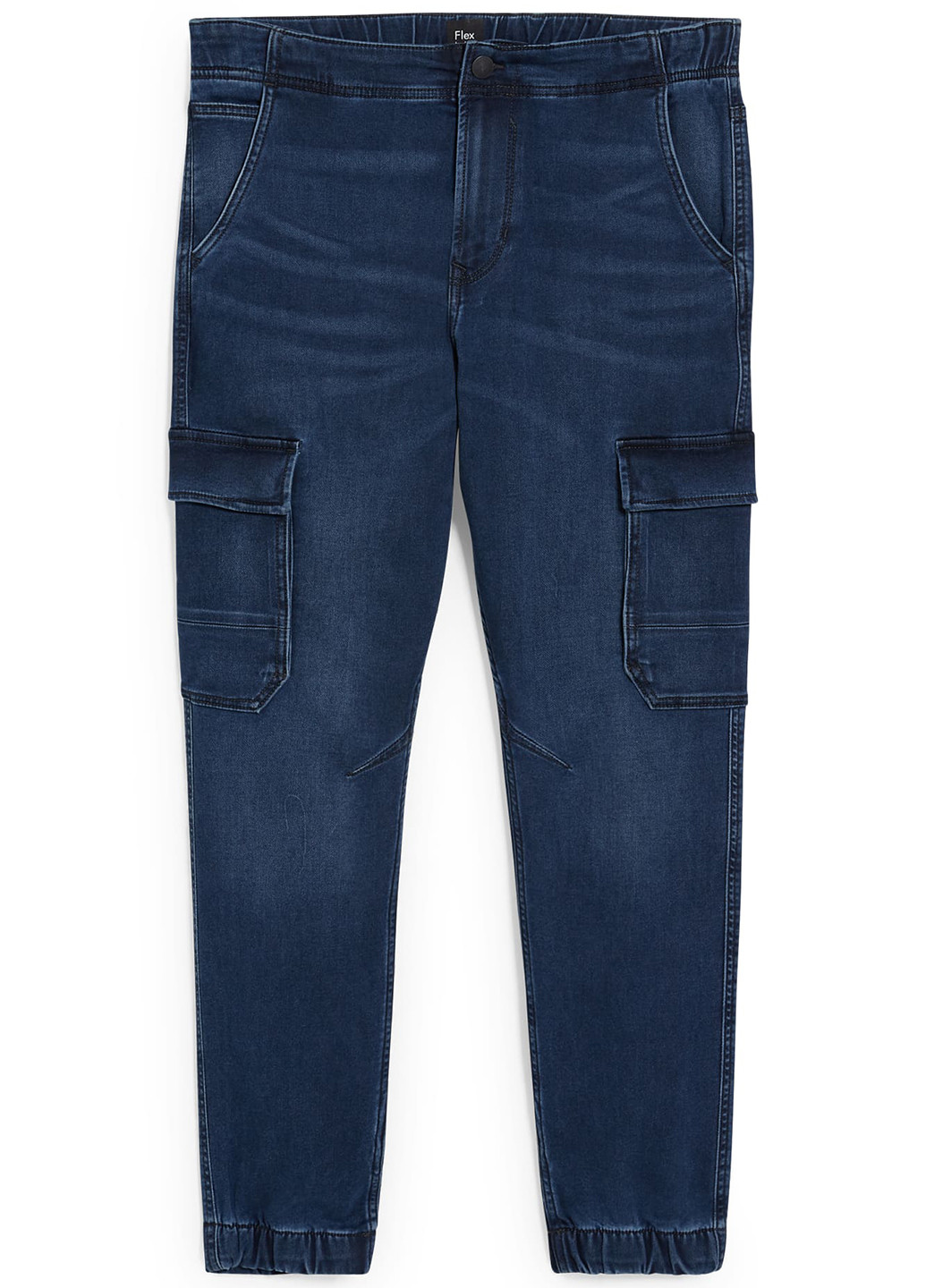 Темно-синие демисезонные джоггеры, карго, зауженные джинсы C&A