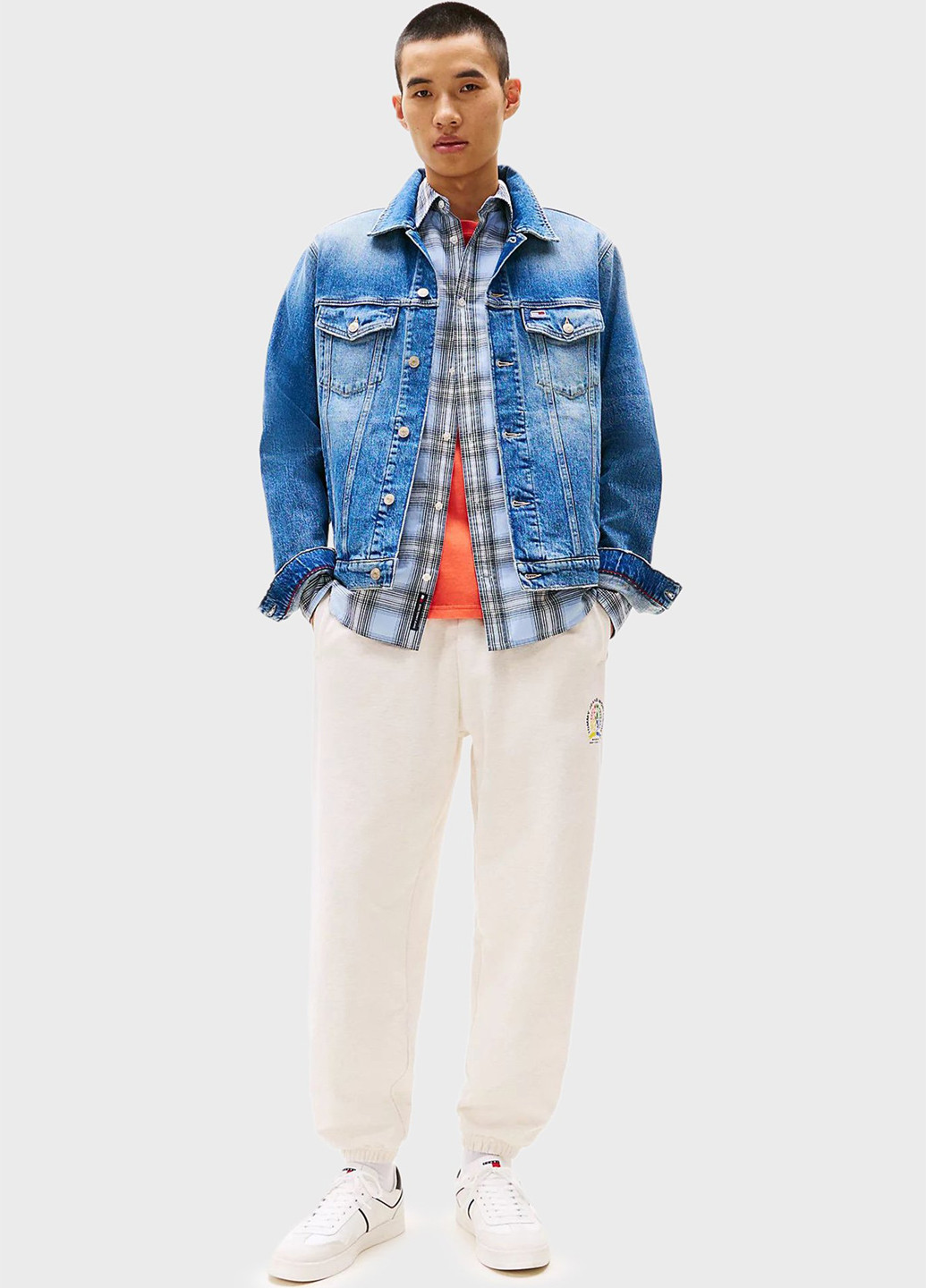 Синяя демисезонная куртка Tommy Jeans