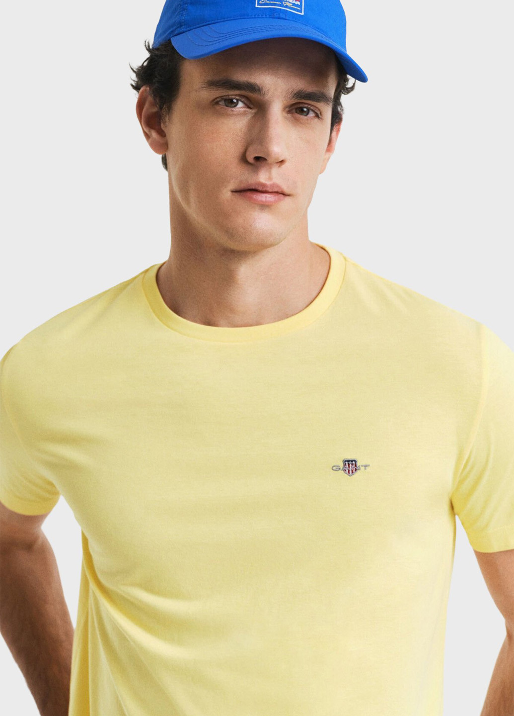 Желтая футболка Gant