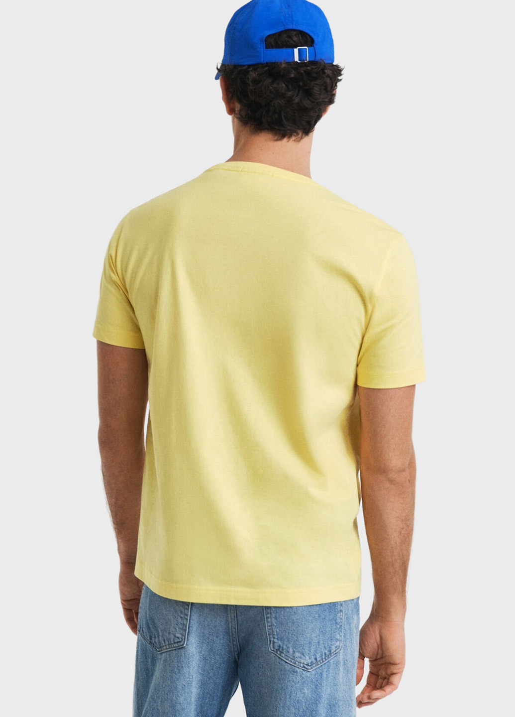 Желтая футболка Gant