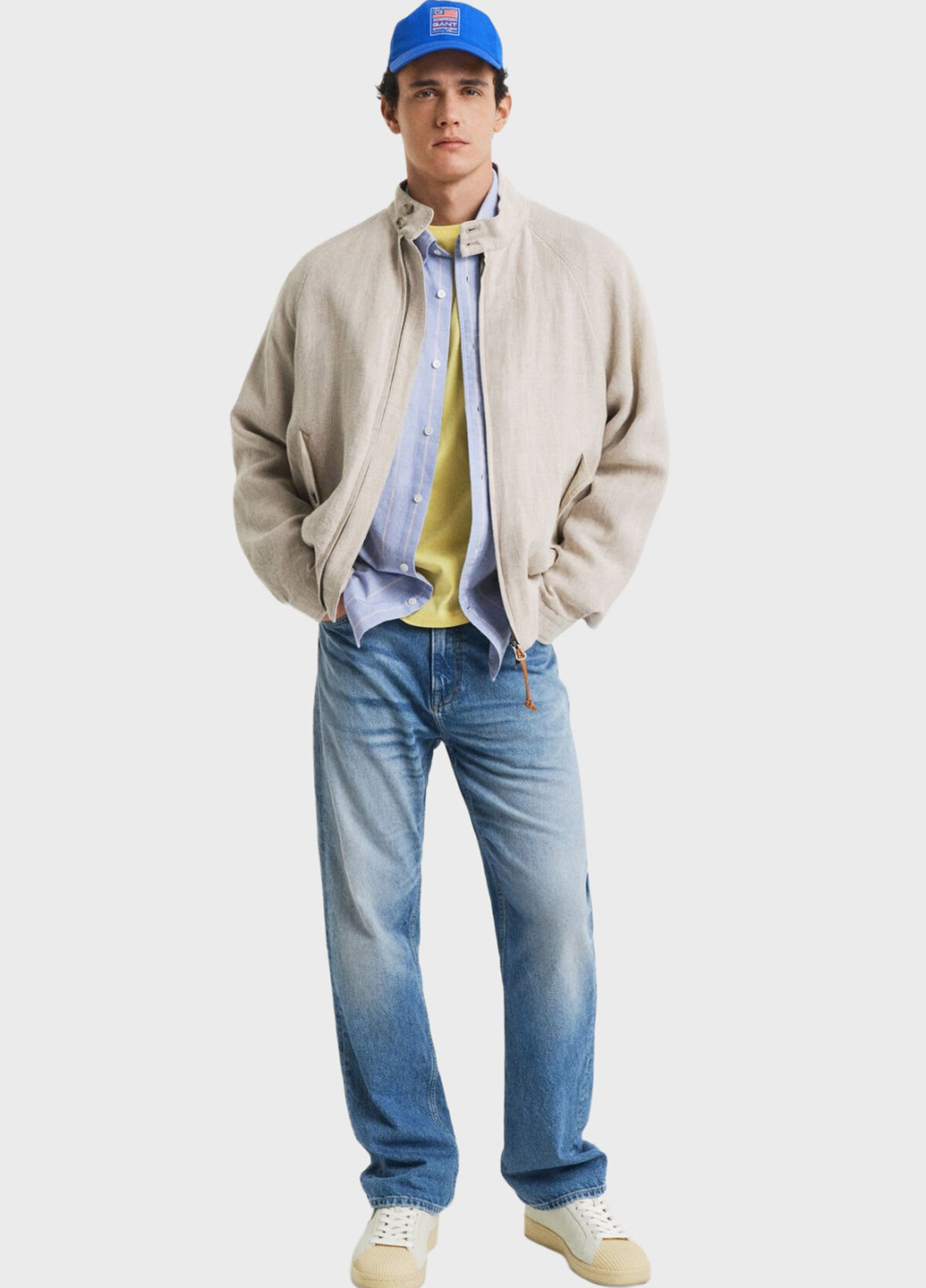 Желтая футболка Gant