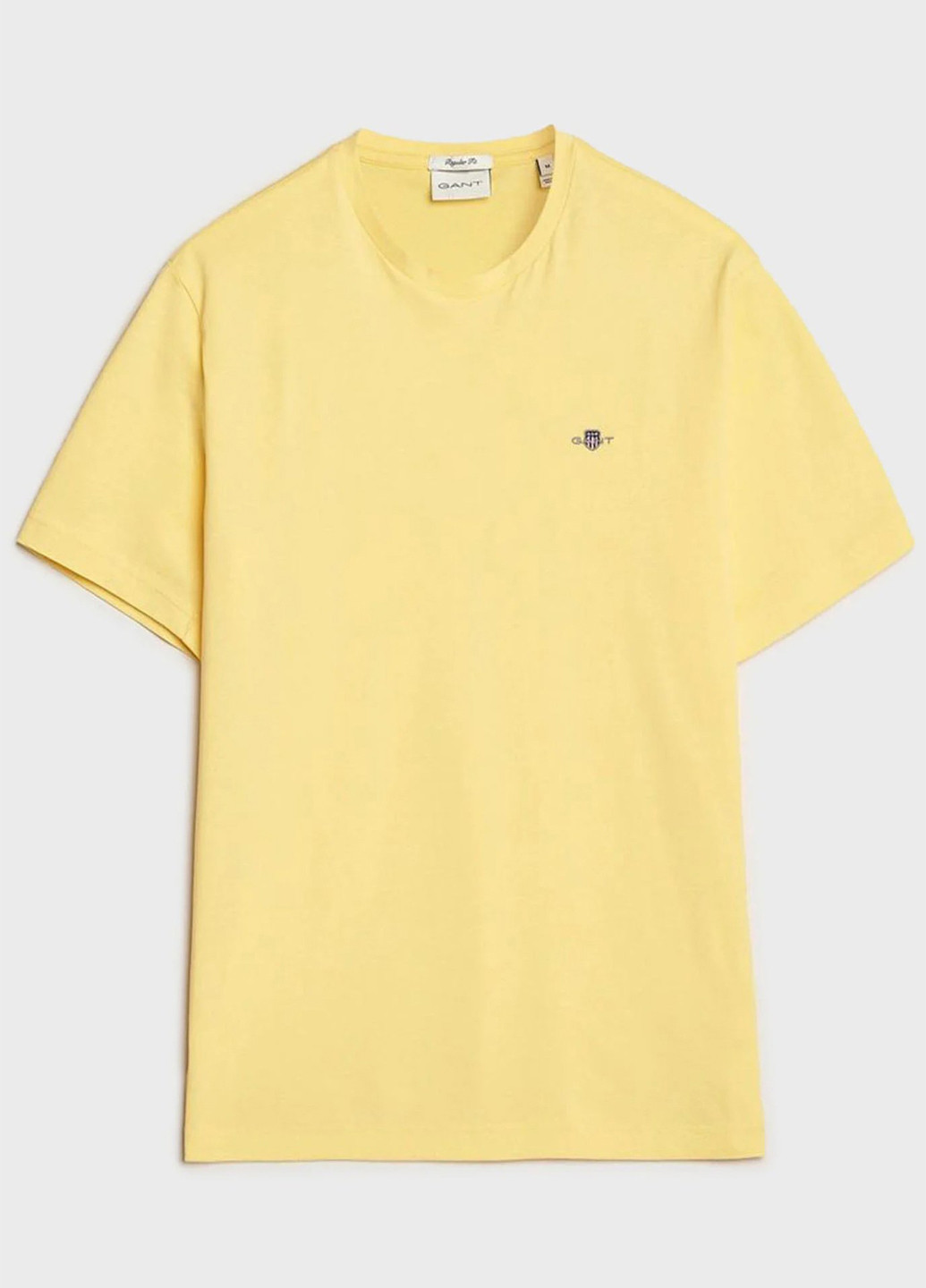 Желтая футболка Gant
