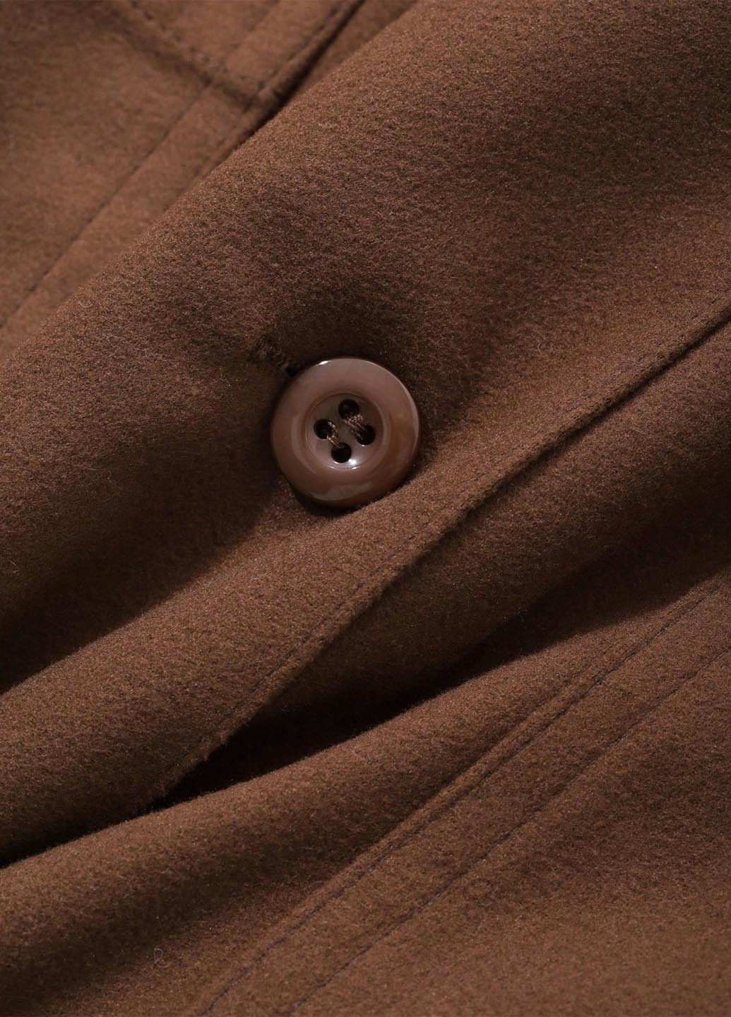 Коричневая демисезонная куртка куртка-пиджак SHEIN