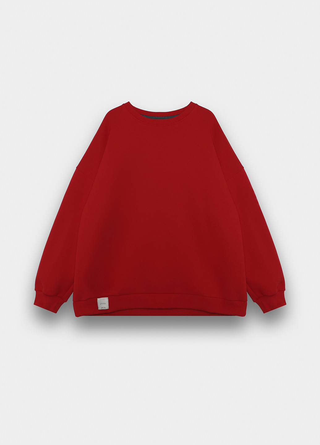 Вишневый свитшот Chikiss однотонный без декора (283035813)