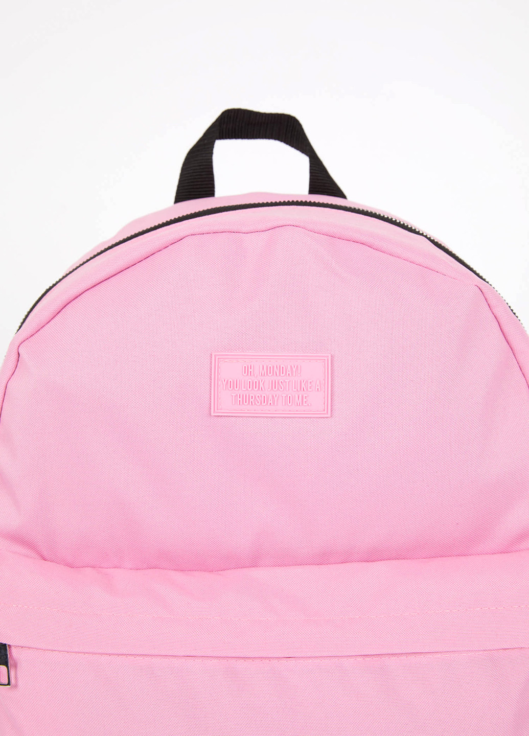 Рюкзак DeFacto однотонный розовый кэжуал