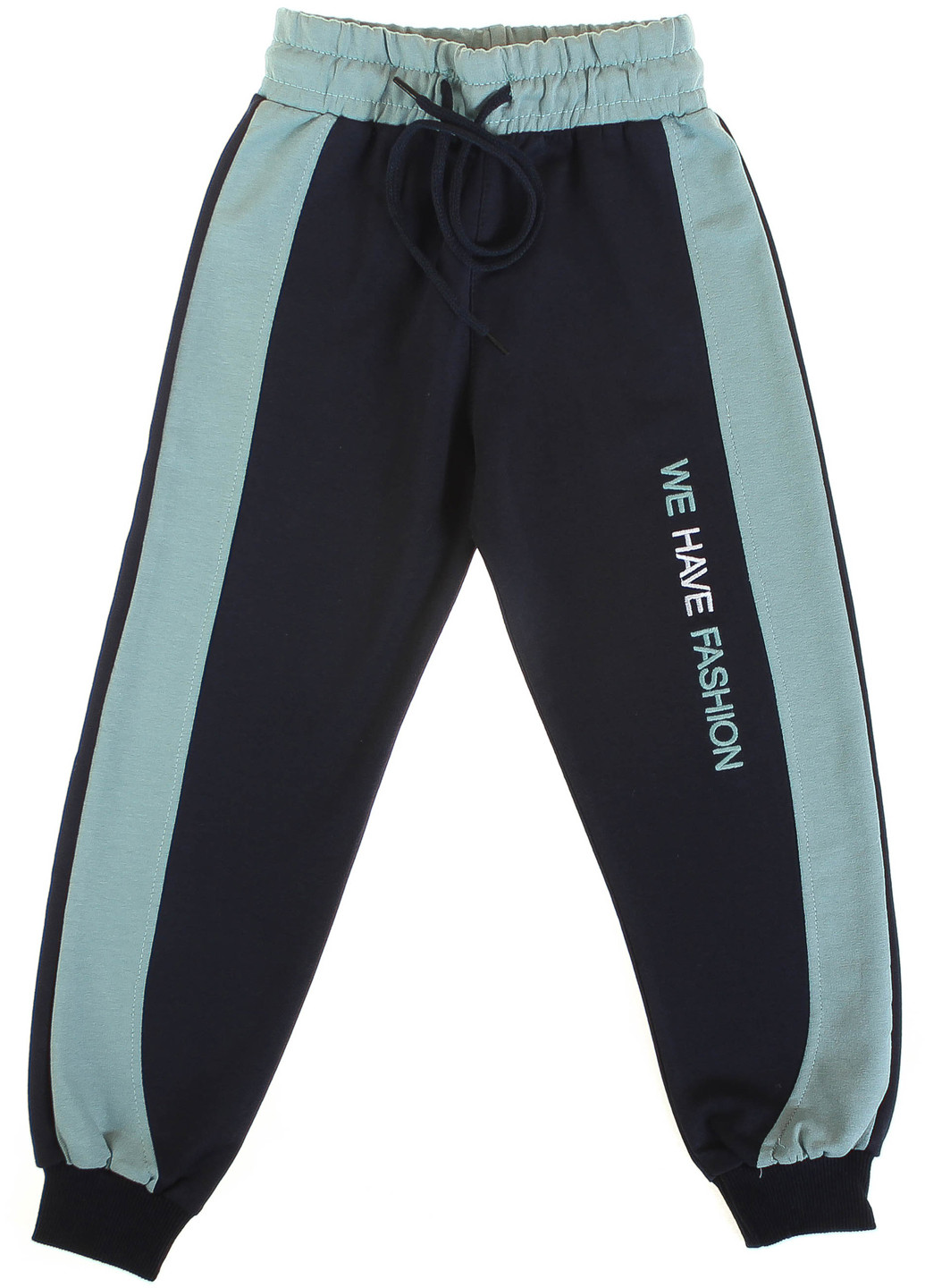 Темно-синие спортивные демисезонные брюки джоггеры Joi