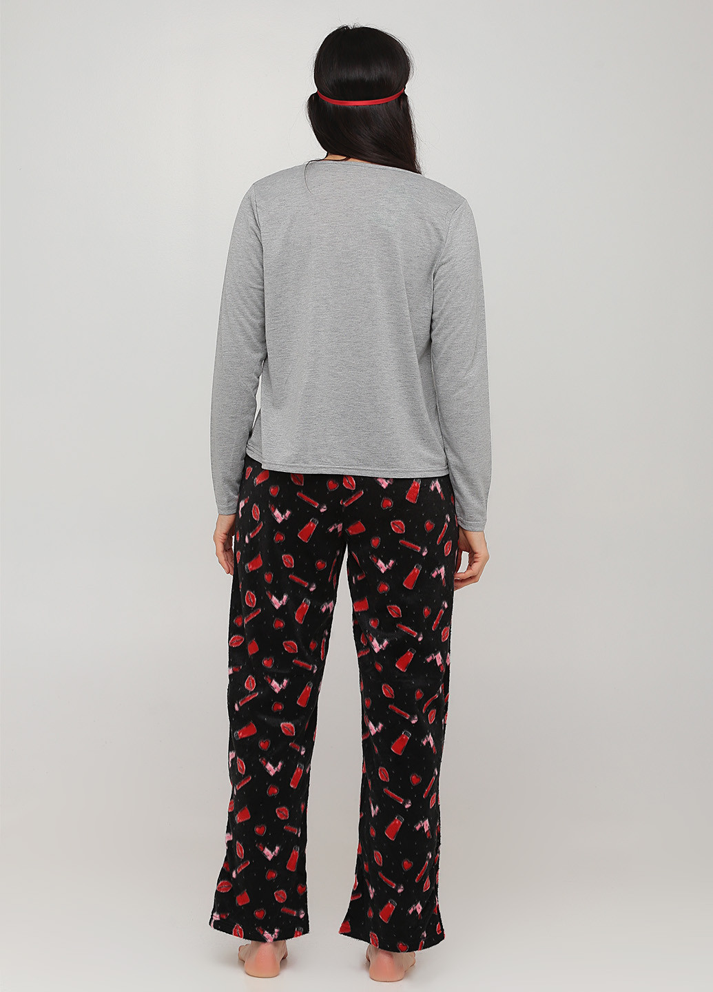 Комбинированная всесезон пижама (лонгслив, брюки, маска для сна) лонгслив + брюки Studio