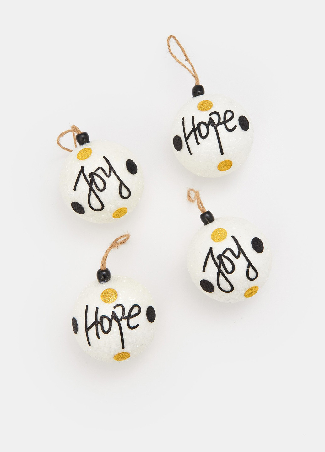 Елочная игрушка (4 шт.), 7 см Sinsay (353087127)