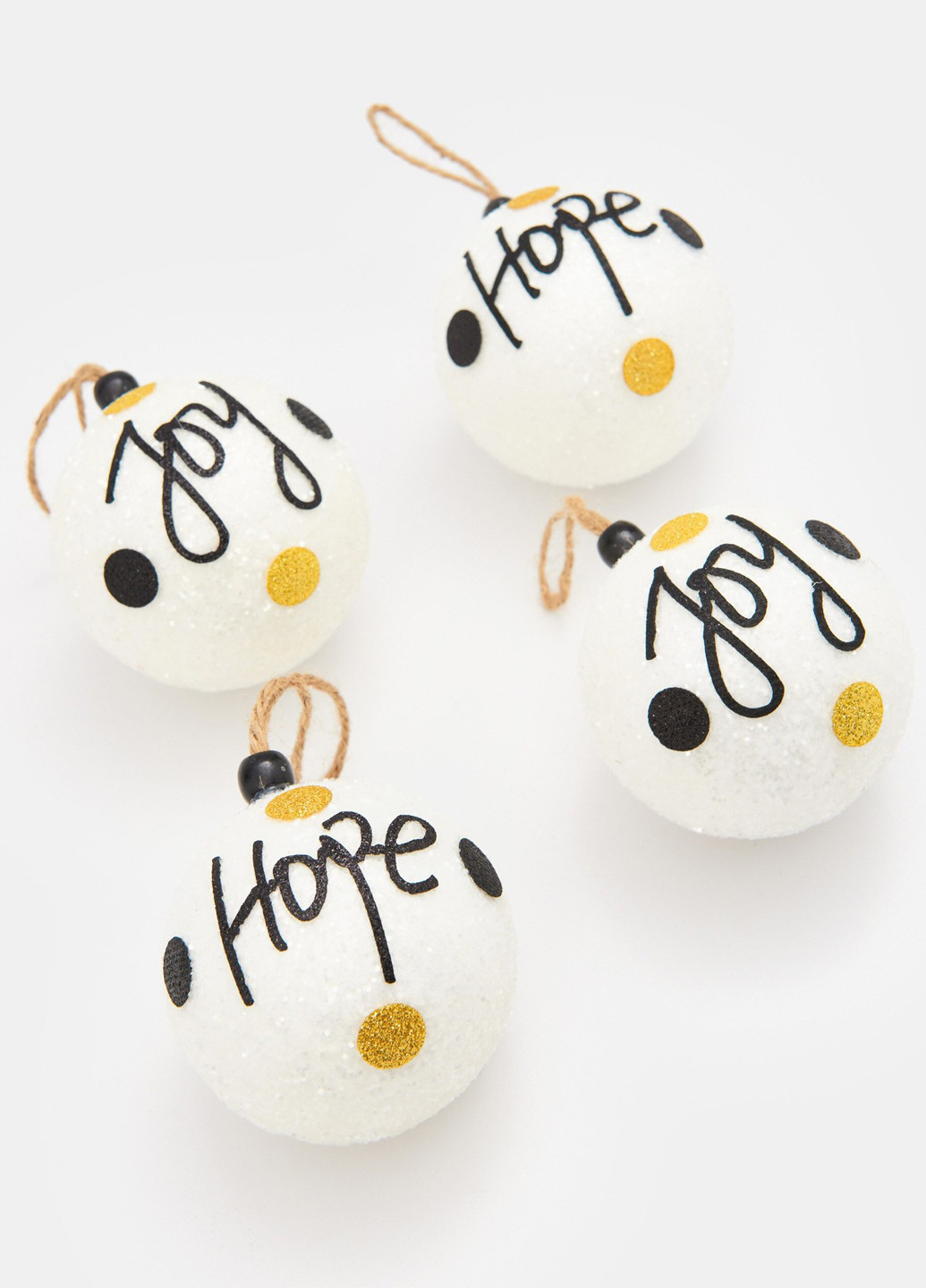 Елочная игрушка (4 шт.), 7 см Sinsay (353087127)