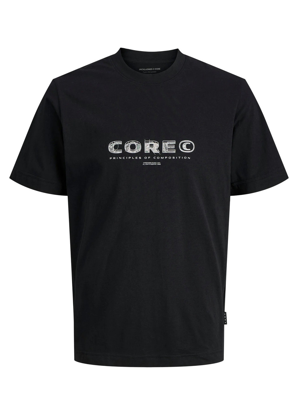 Чорна футболка Jack & Jones