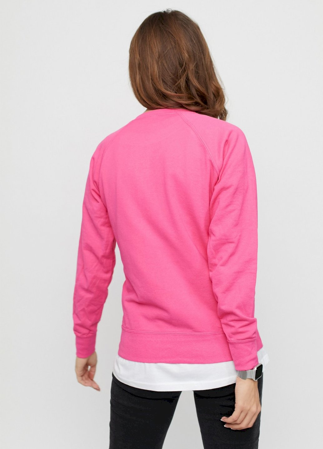 Розовый свитшот женский /no flis/ YAPPI рисунок (251374880)