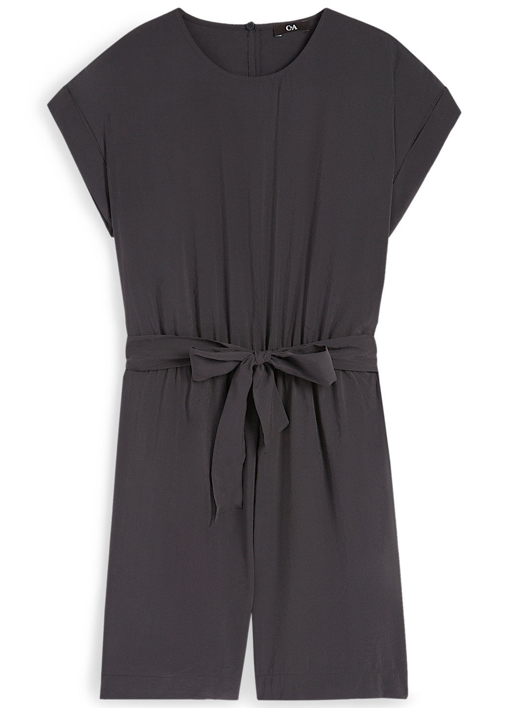 Комбінезон C&A комбінезон-шорти однотонний темно-сірий кежуал модал