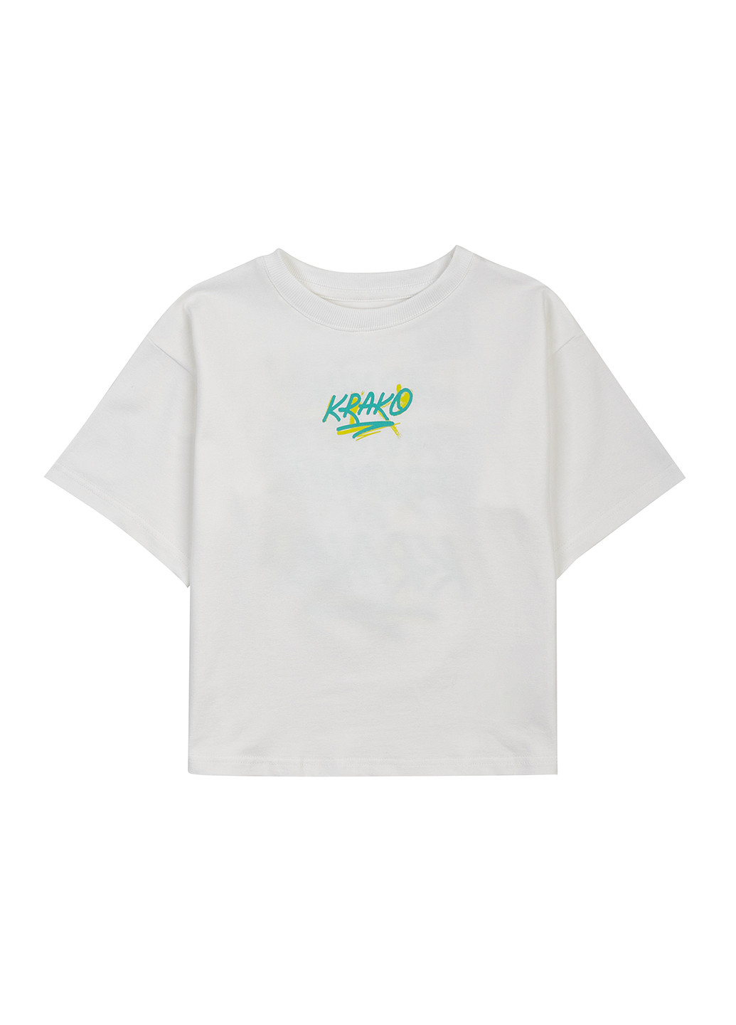 Молочная летняя футболка KRAKO