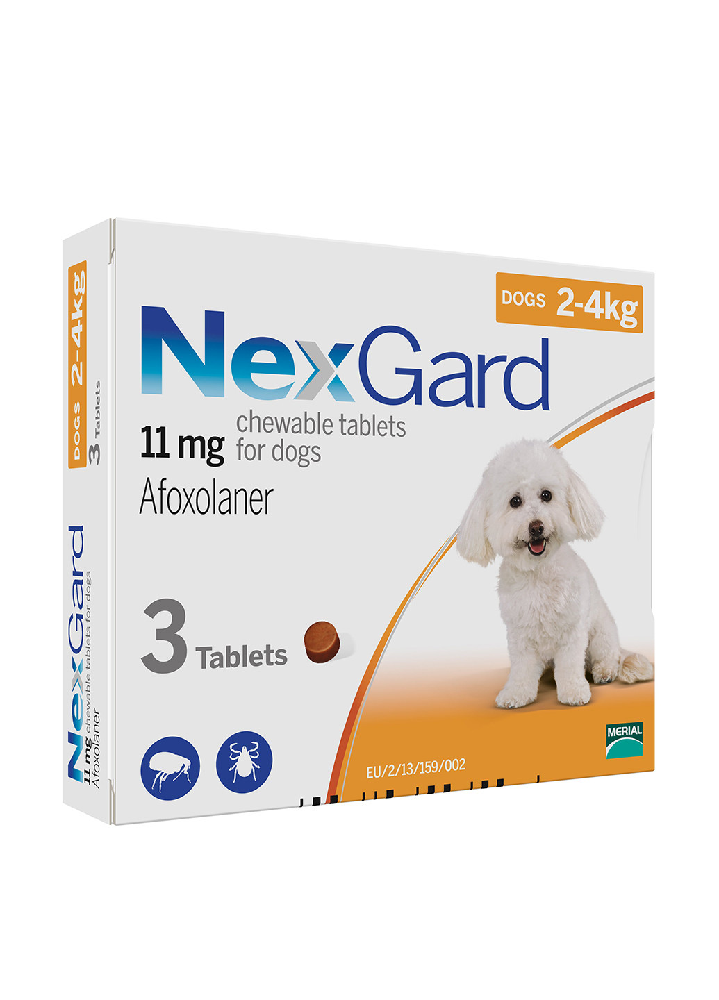 Таблетки NexGard S для собак от 2 до 4 кг (3 таб.) Merial (84058061)