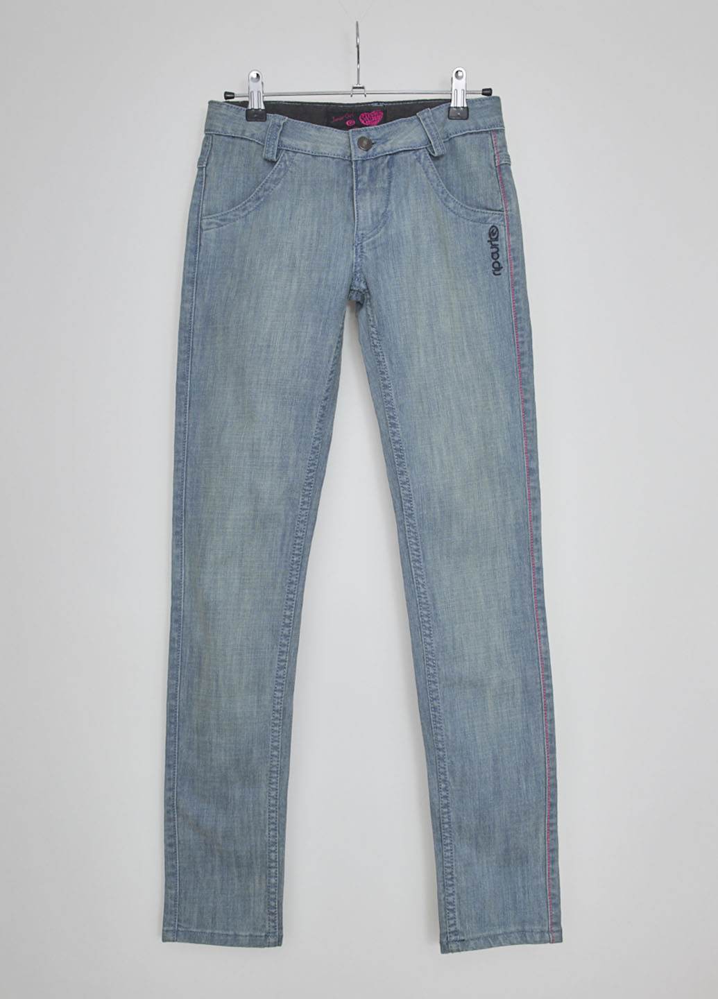 Светло-синие демисезонные со средней талией джинсы Rip Curl