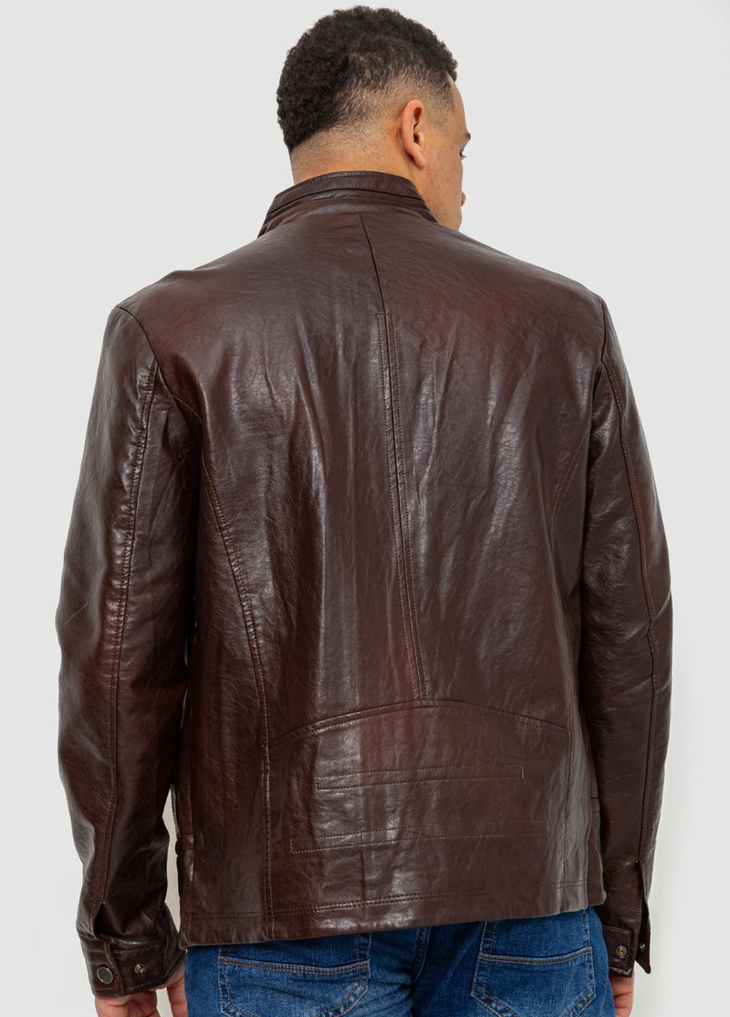 Темно-коричнева демісезонна куртка Ager