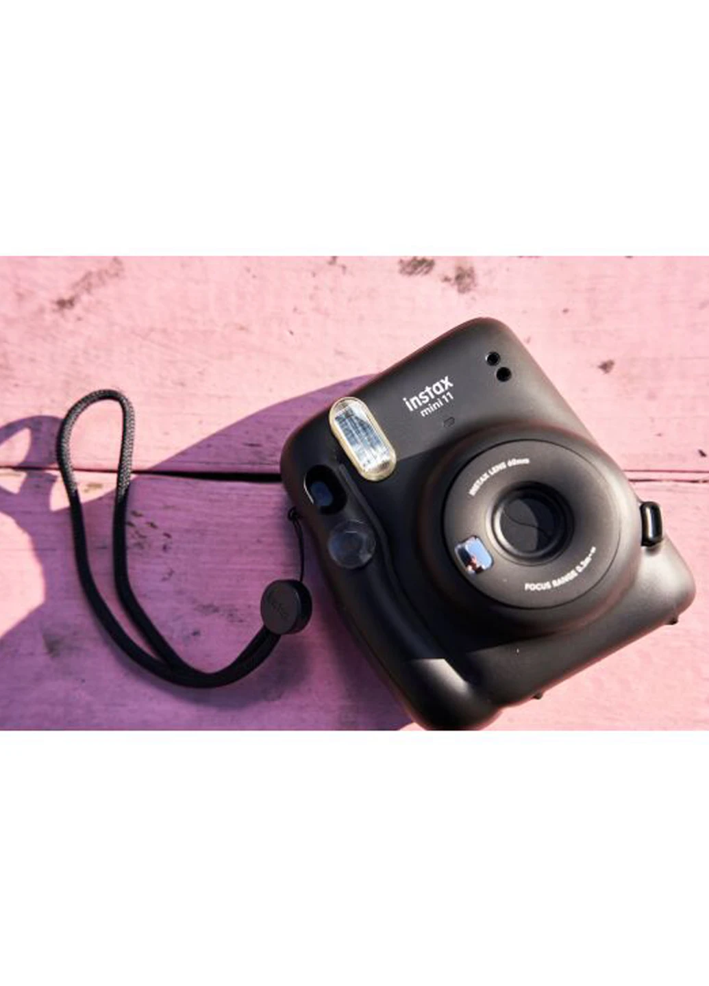 Фотоаппарат Instax Mini 11 Charcoal Gray +Фотобумага в подарок Colorfilm Instax Mini Glossy 10шт (16654970001) Fujifilm (229952029)