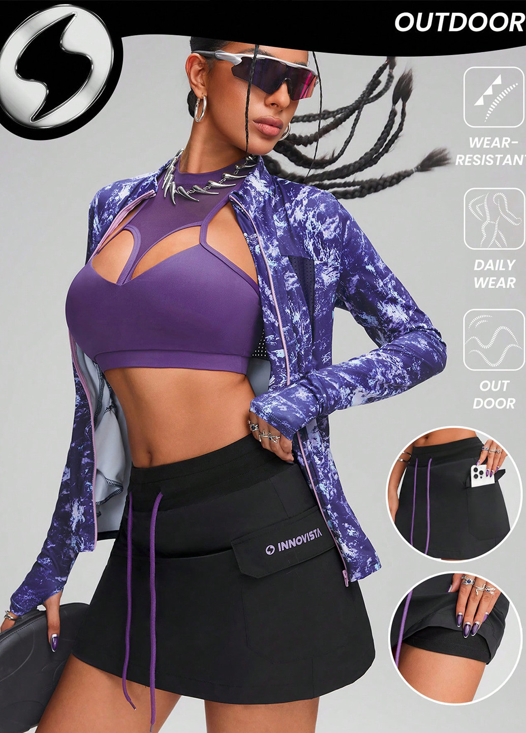 Юбка-шорты SHEIN (346168509)