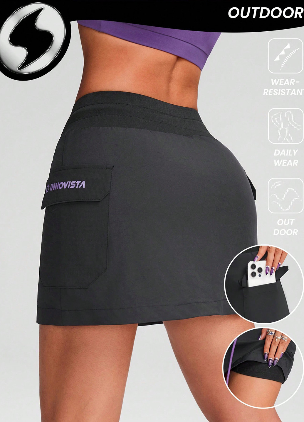 Юбка-шорты SHEIN (346168509)