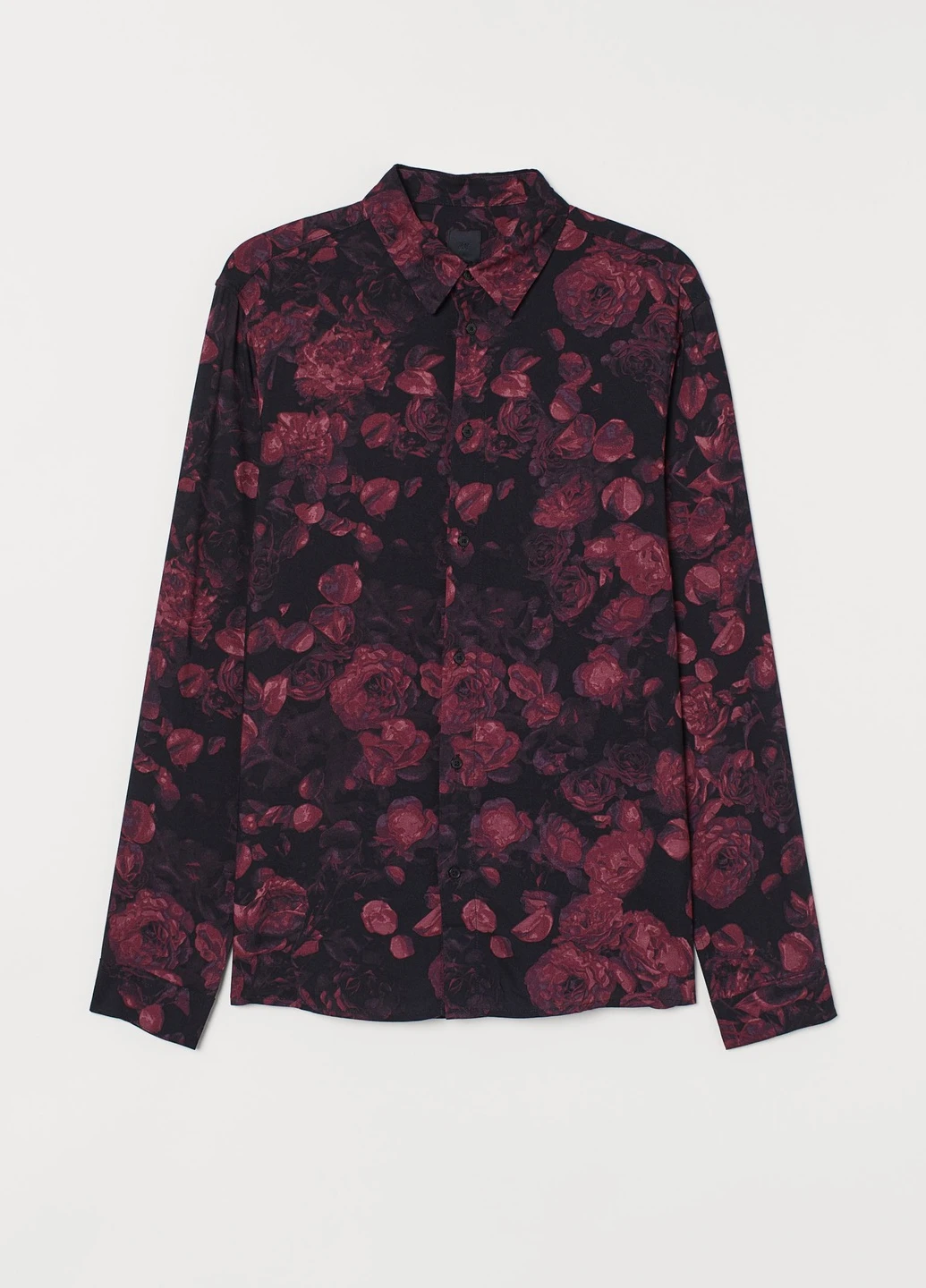 Сорочка з віскози Slim Fit H&M (251999050)