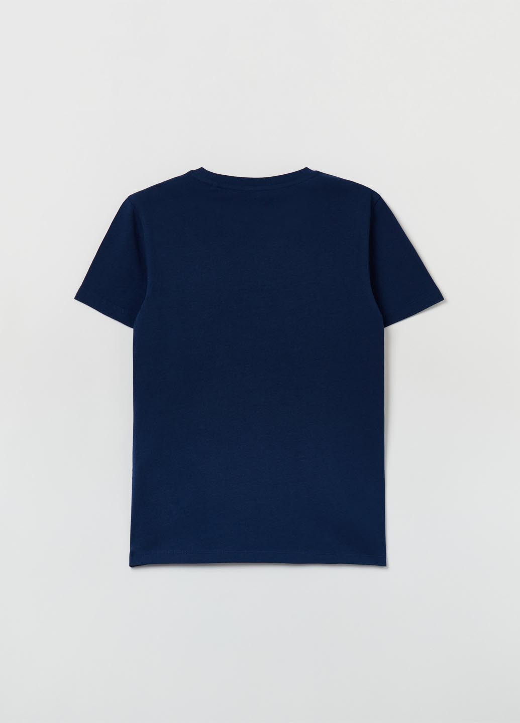 Темно-синя літня футболка OVS