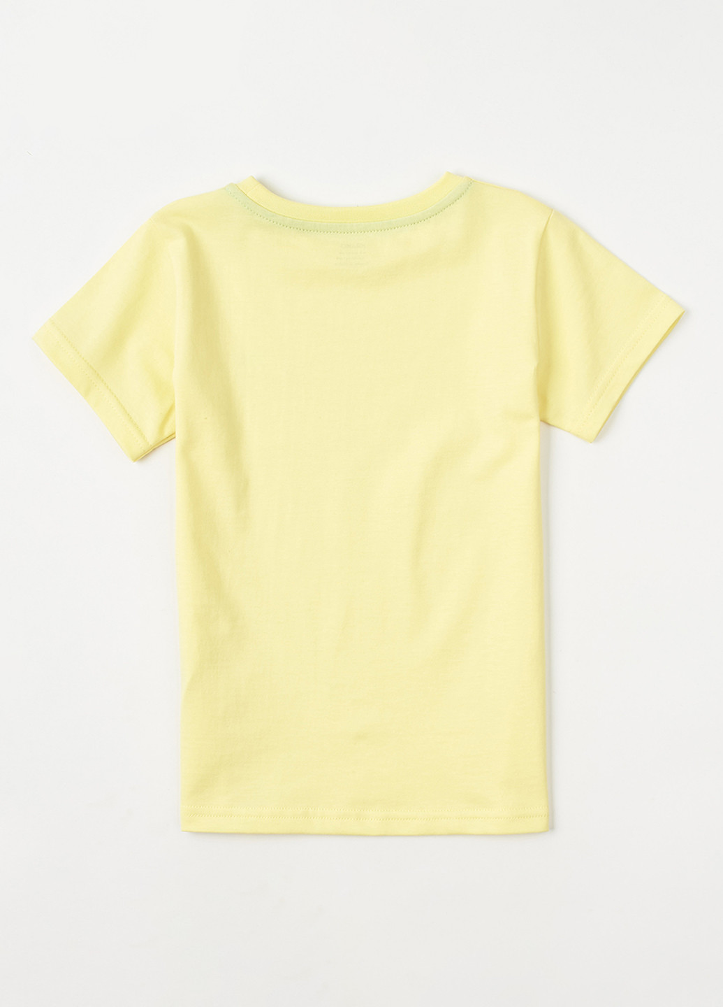 Светло-желтая летняя футболка KRAKO