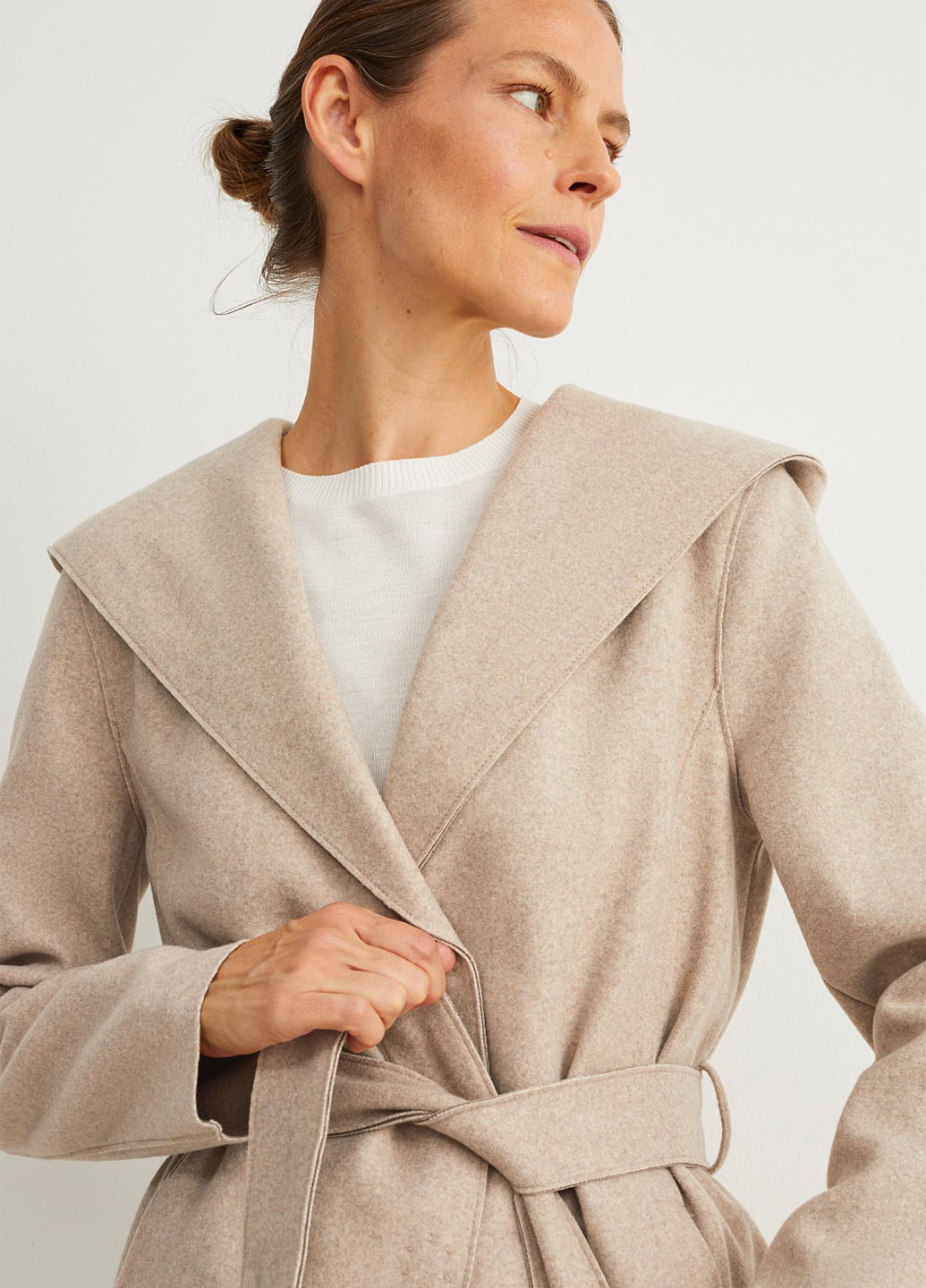 Бежевое демисезонное Пальто C&A