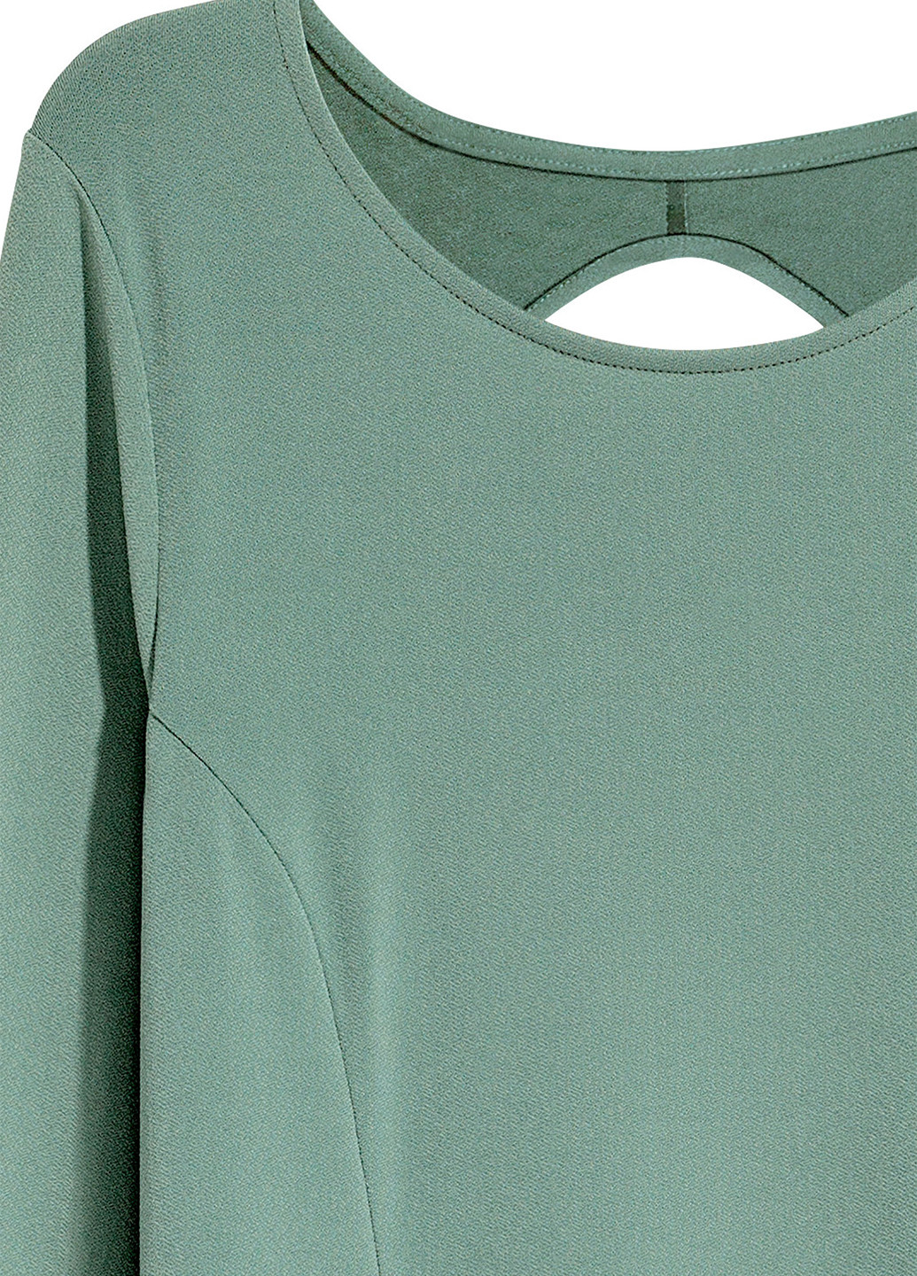Зелена кежуал сукня кльош H&M однотонна