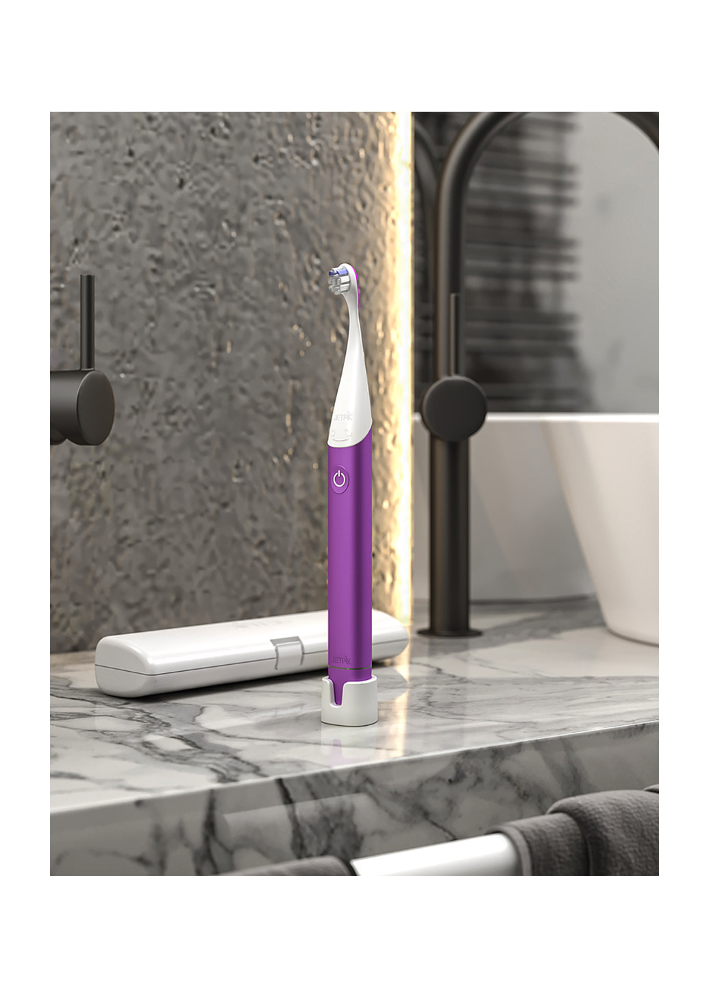 Електрична зубна щітка Фіолетовий Jetpik jp300 (130787986)