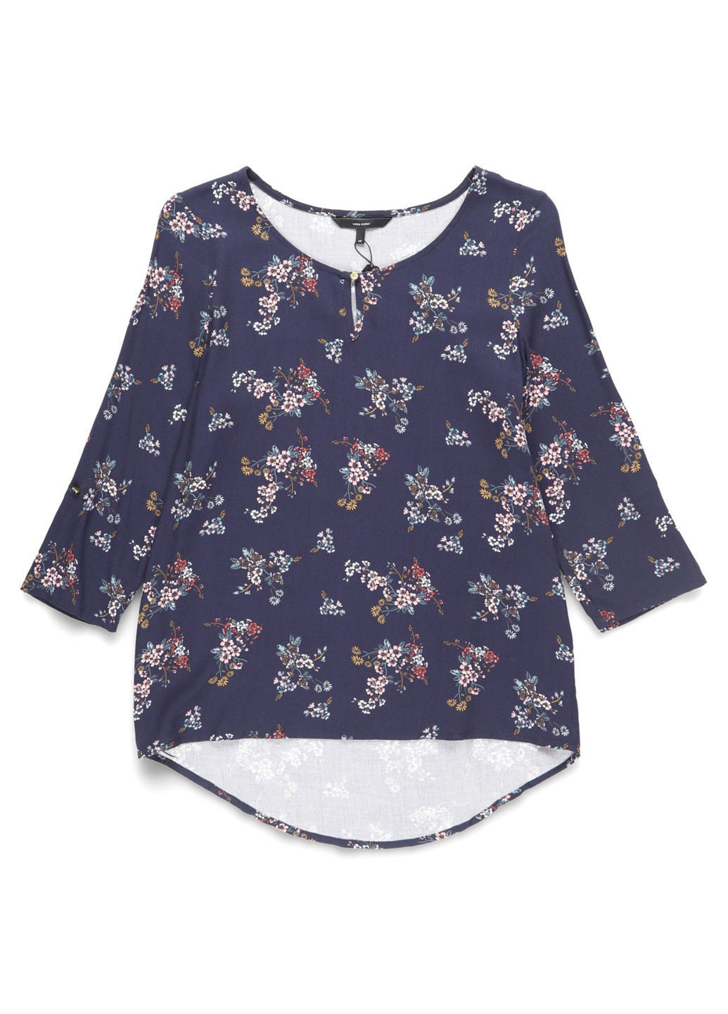 Тёмно-синяя блуза Vero Moda