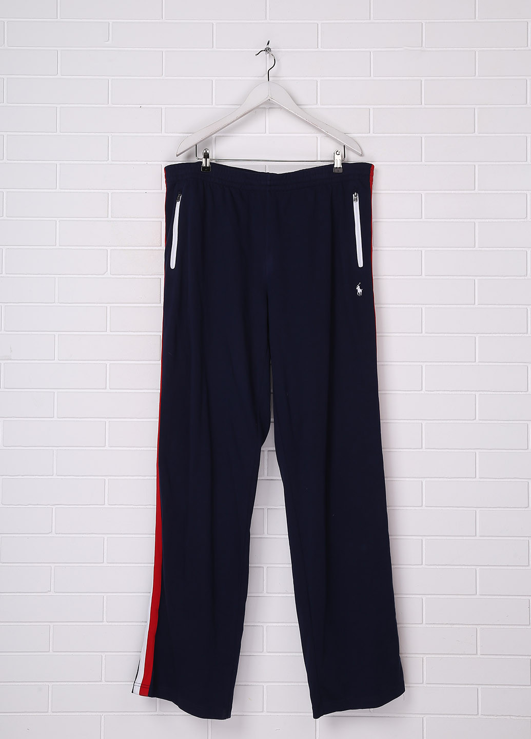 Синие спортивные демисезонные со средней талией брюки Ralph Lauren