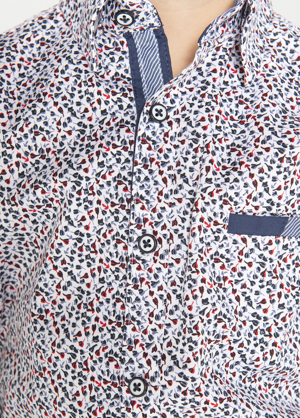 Цветная кэжуал рубашка с рисунком Redpolo