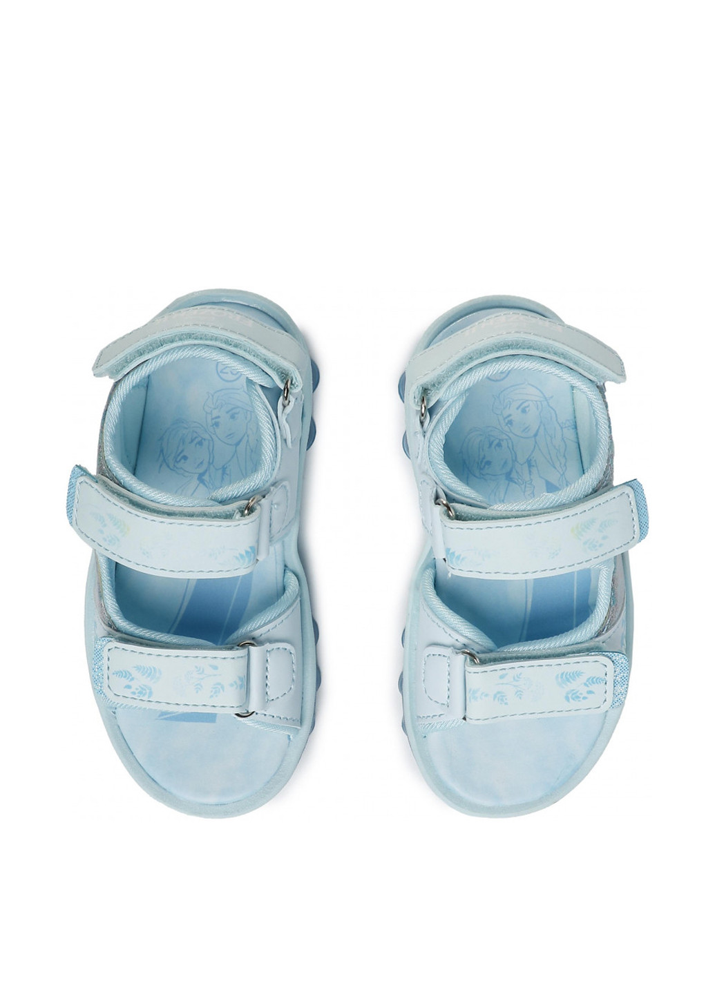 Голубые кэжуал сандалі Frozen на липучке