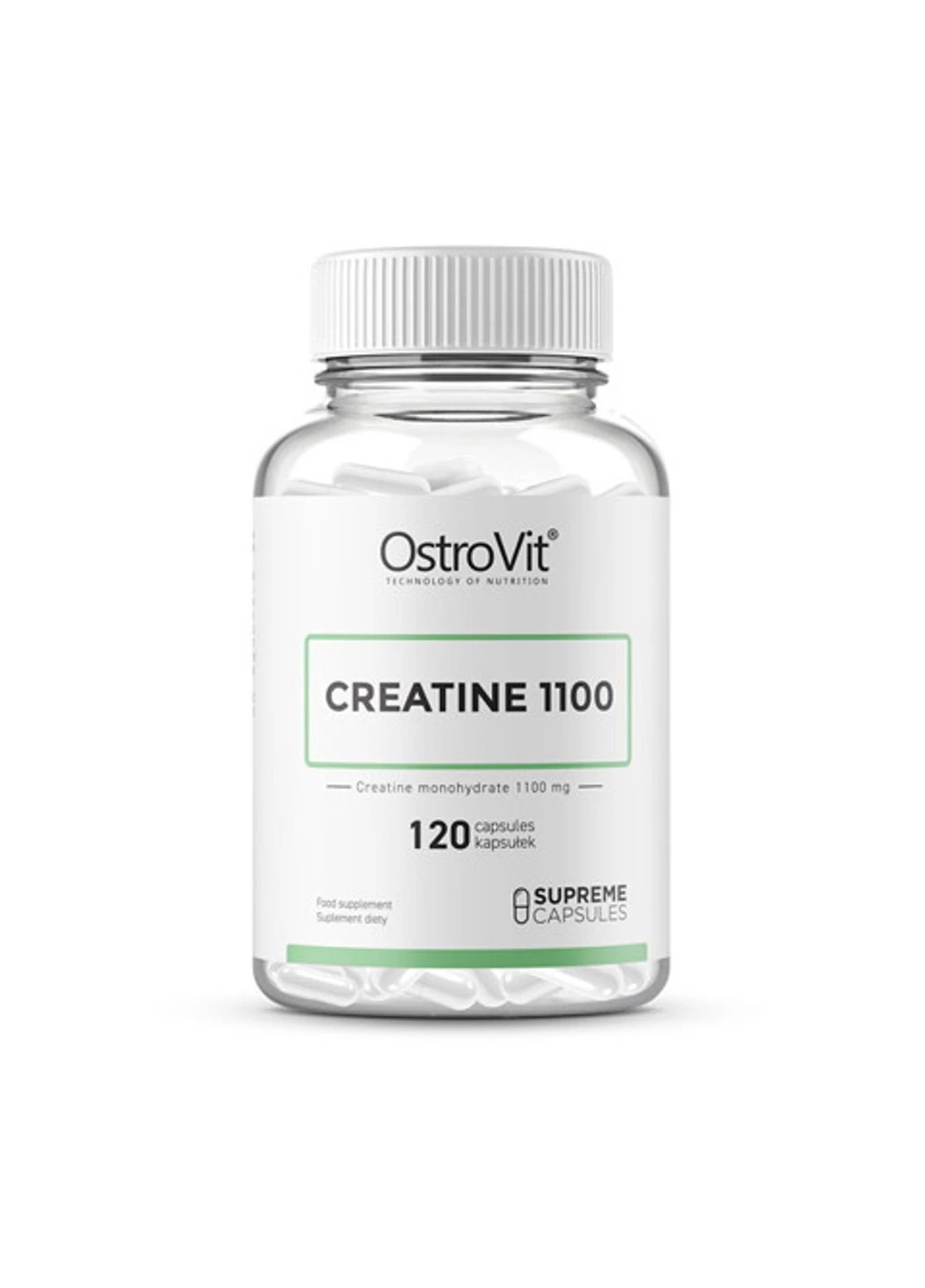 Креатин моногідрат Creatine 1100 120 капсул Ostrovit (255279501)