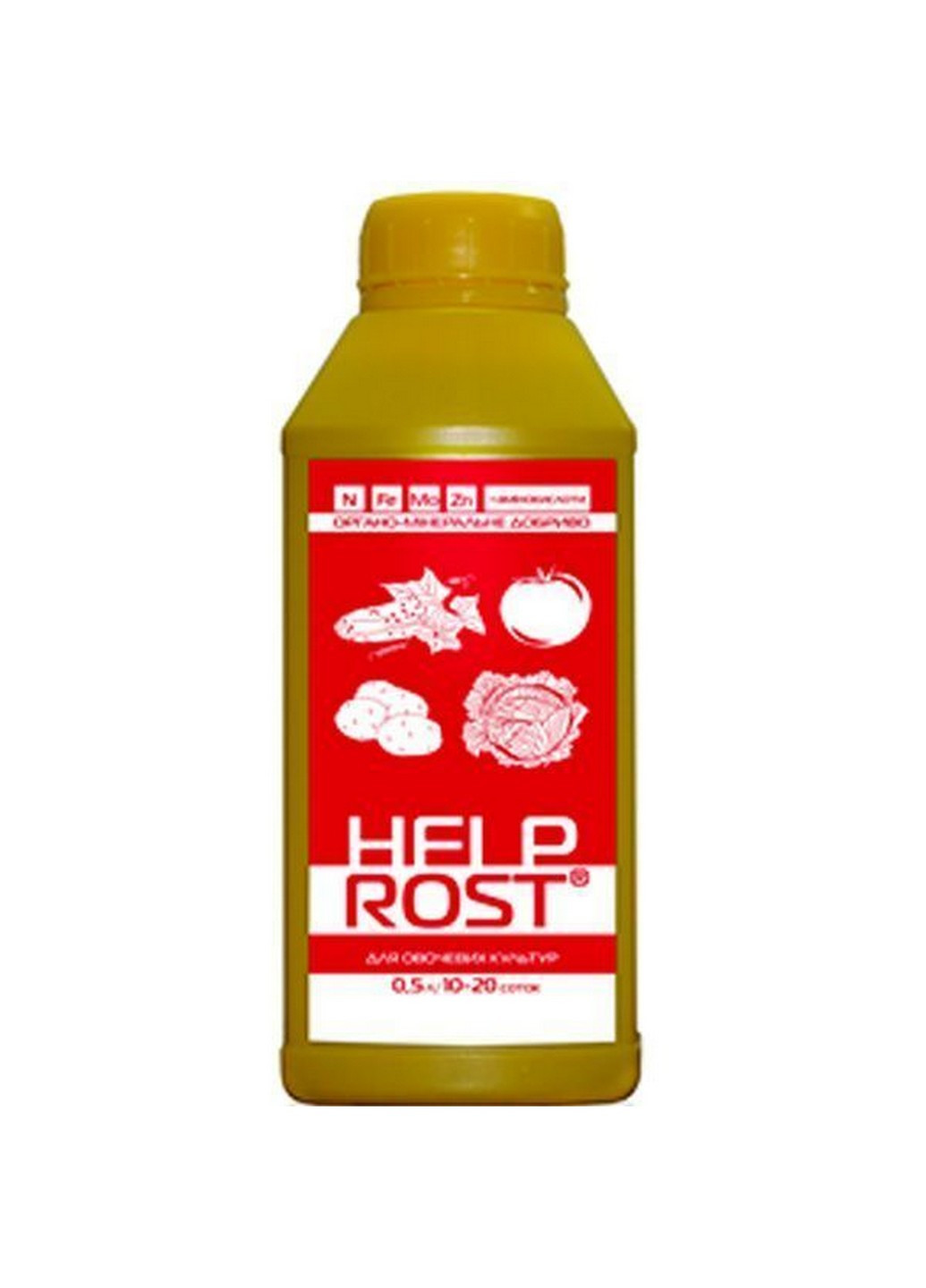Органо-мінеральне добриво для овочевих культур Хелпрост 500 мл БТУ-Центр (215327216)