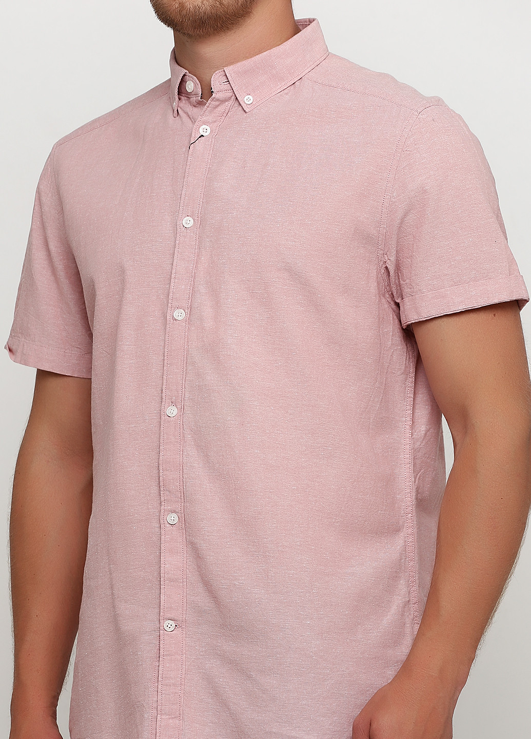 Розовая кэжуал рубашка перец с солью Tailored Originals