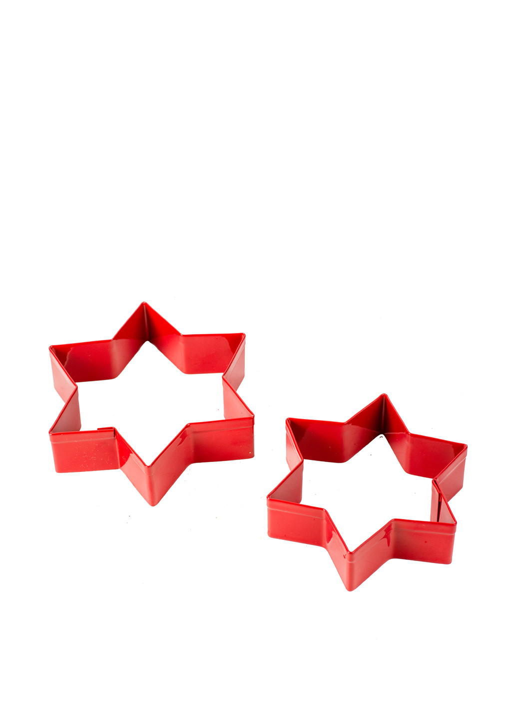Форма для печенья (2 шт.), 8,5х9 см Coincasa однотонное красное