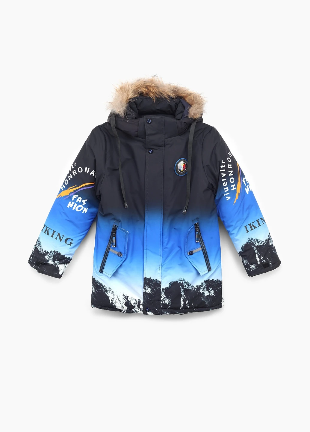 Синя зимня куртка No Brand