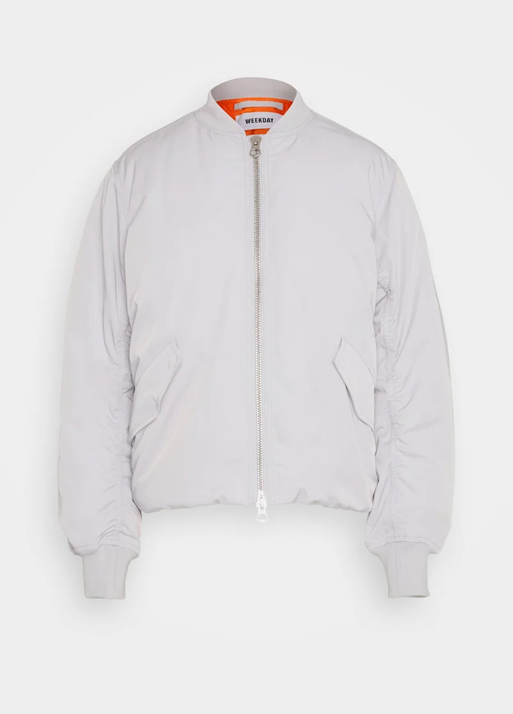 Светло-серая демисезонная куртка Weekday