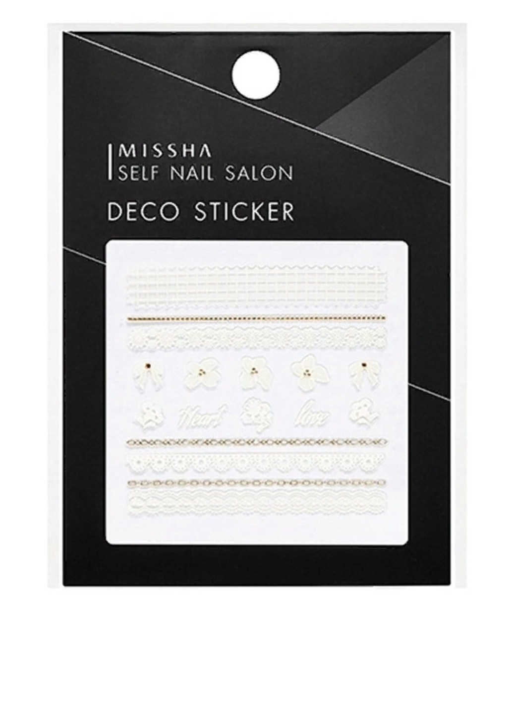 Декоративні стікери для манікюру Deco Sticker No.8 / Wedding Flower (1 шт.) MISSHA (139764593)