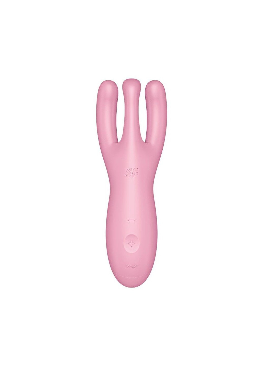 Клиторальный смарт вибратор Threesome 4 Pink с тремя пальчиками Satisfyer (254734317)