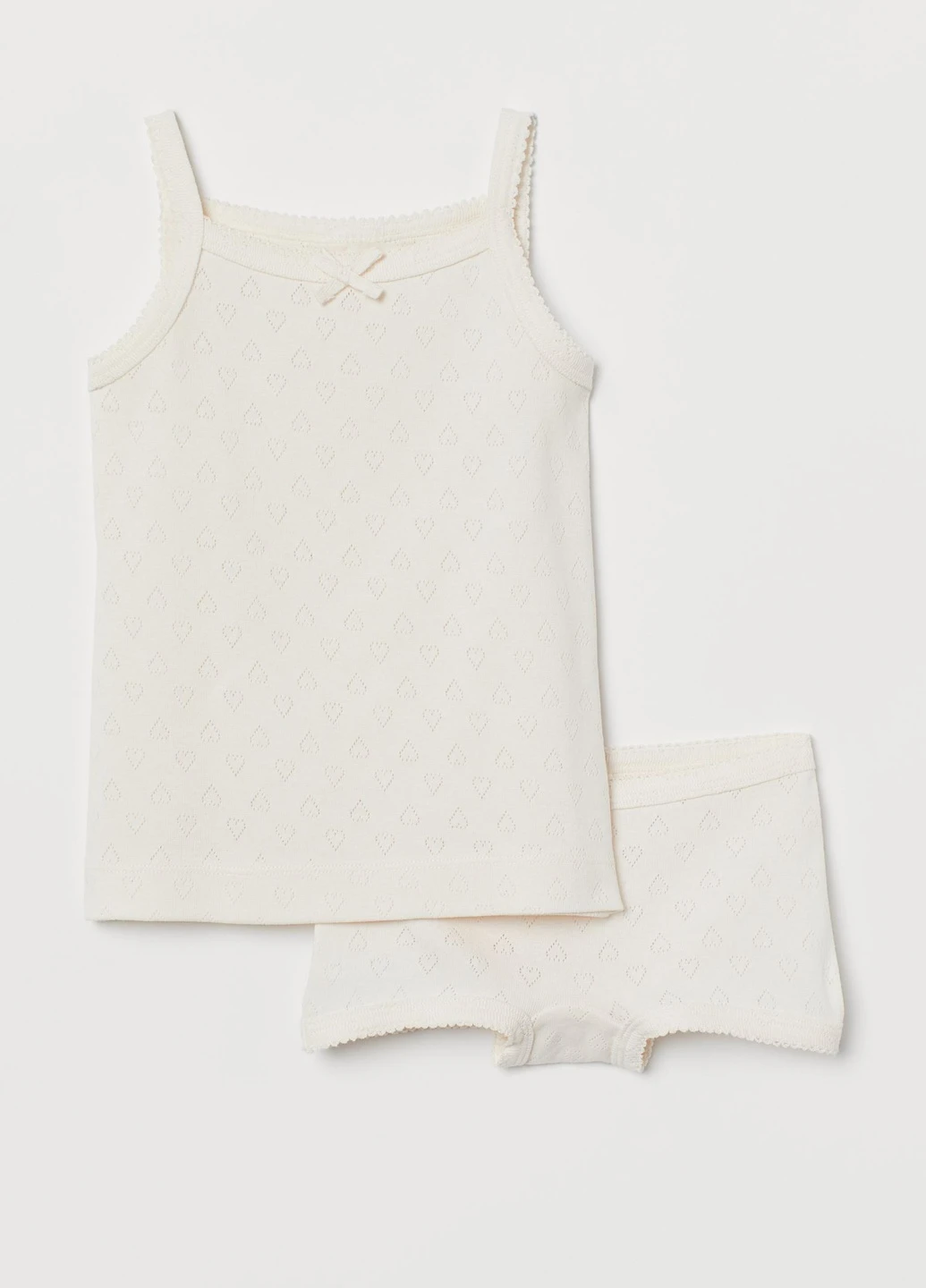 Молочний комплект (майка, шорти) H&M