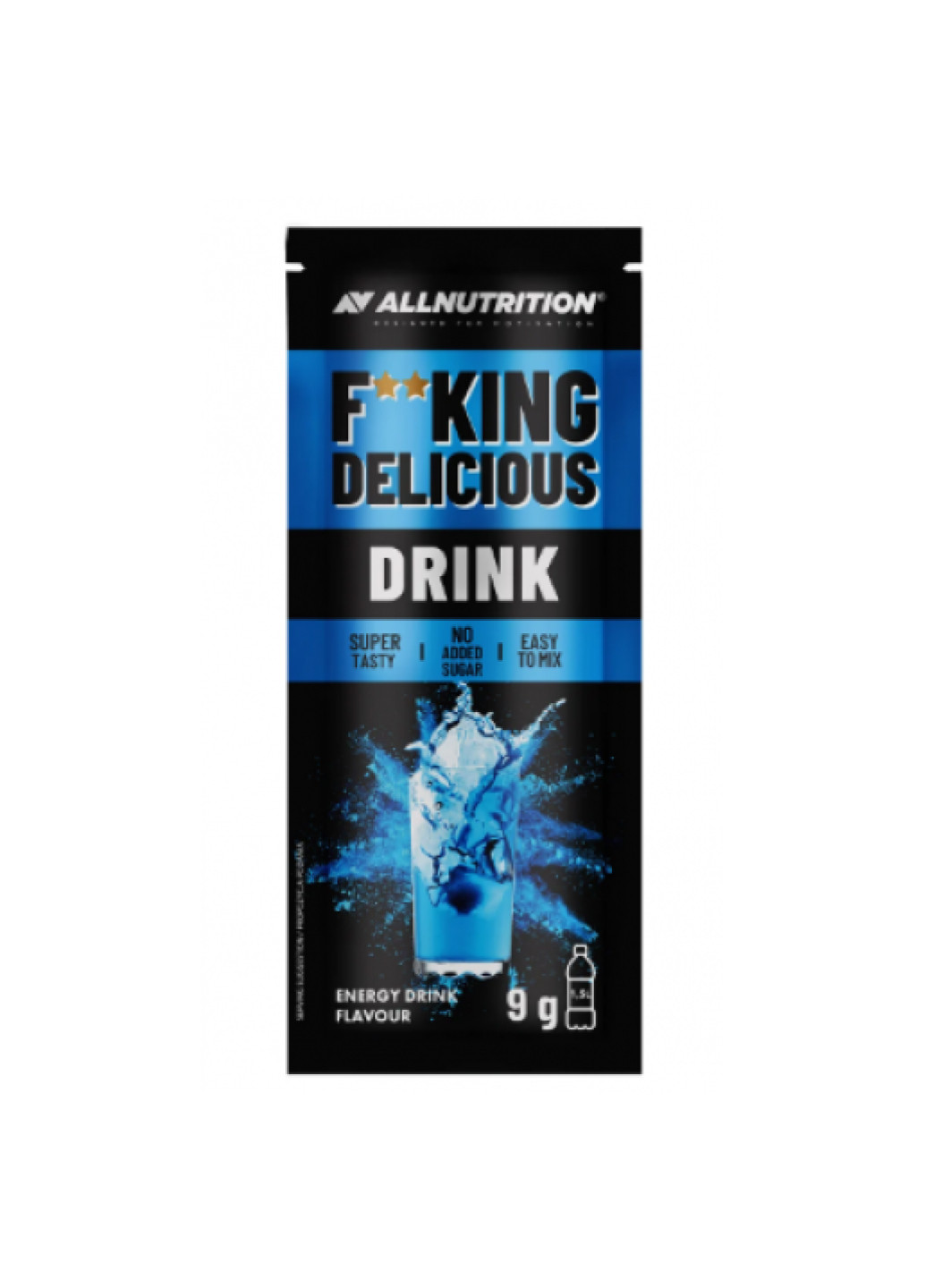 Некалорійний напій з вітаміном С для імунітету Fitking Delicious Drink - 9g Energi Drink Allnutrition (254792134)